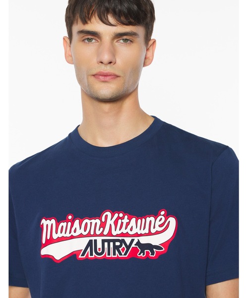 セール】MAISON KITSUNE x AUTRY VARSITY TEE-SHIRT（Tシャツ