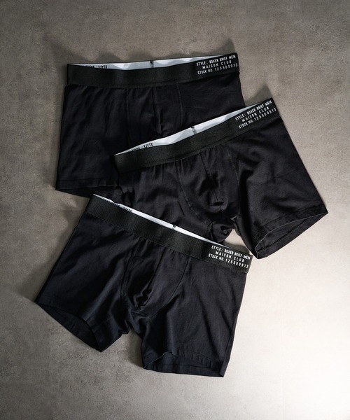 セール】【MAISON CLUB】Premium Military Boxer Pants 3pack