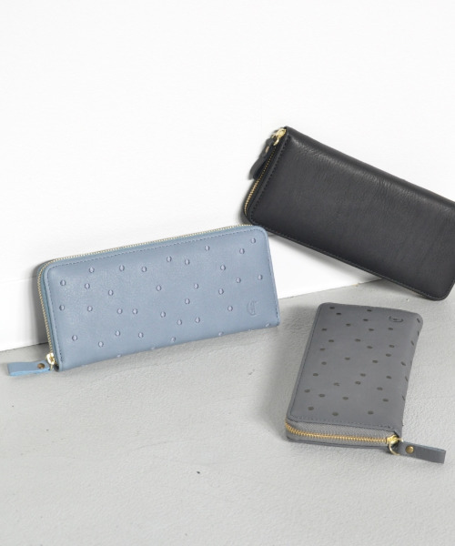 【本革 刺繍】CL3890 LIMA DOT LONG WALLET スリム