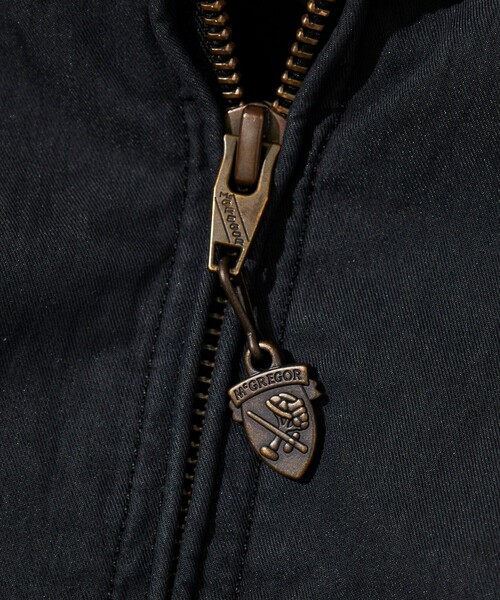 McGREGOR（マックレガー）の「McGREGOR COLLECTION/マックレガー コレクション オーバーダイ コットンナイロン パディング ドリズラージャケット（ブルゾン・メンズ・ベージュ/ブラック/レッド・MEDIUM/LARGE）」の9枚目の写真