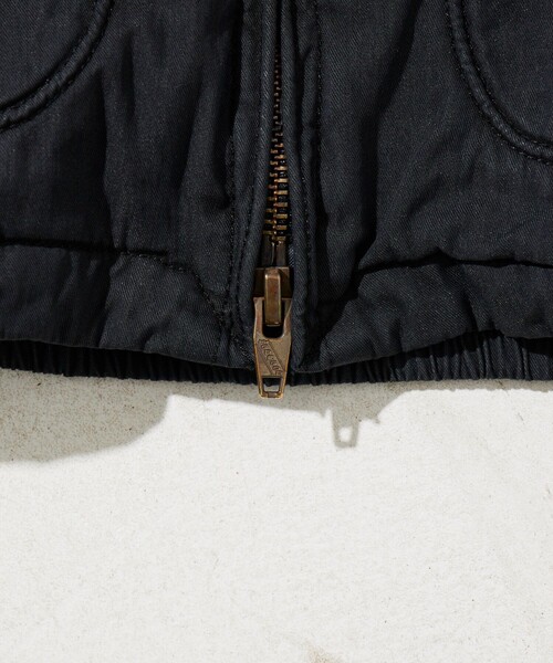 McGREGOR（マックレガー）の「McGREGOR COLLECTION/マックレガー コレクション オーバーダイ コットンナイロン パディング ドリズラージャケット（ブルゾン・メンズ・ベージュ/ブラック/レッド・MEDIUM/LARGE）」の10枚目の写真