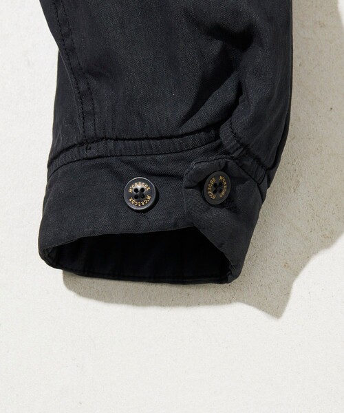 McGREGOR（マックレガー）の「McGREGOR COLLECTION/マックレガー コレクション オーバーダイ コットンナイロン パディング ドリズラージャケット（ブルゾン・メンズ・ベージュ/ブラック/レッド・MEDIUM/LARGE）」の8枚目の写真