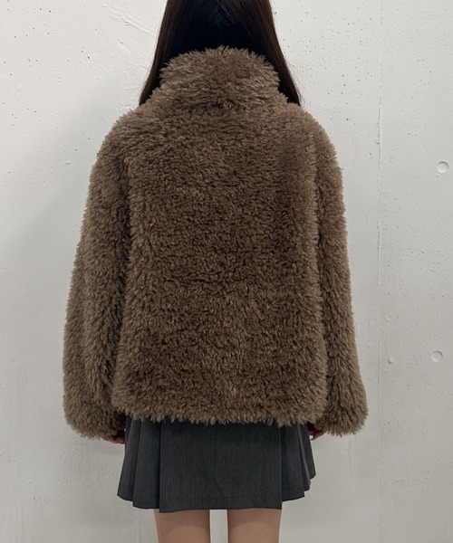 プードルファーショートコート archives アルシーヴ セール】プードルファーショートコート（その他アウター