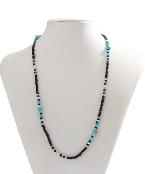 NO WAY（ノーウェイ）の「/ボヘミアンネックレス ビーズ(BDS)（ネックレス・メンズ・ブラック・FREE）」の5枚目の写真