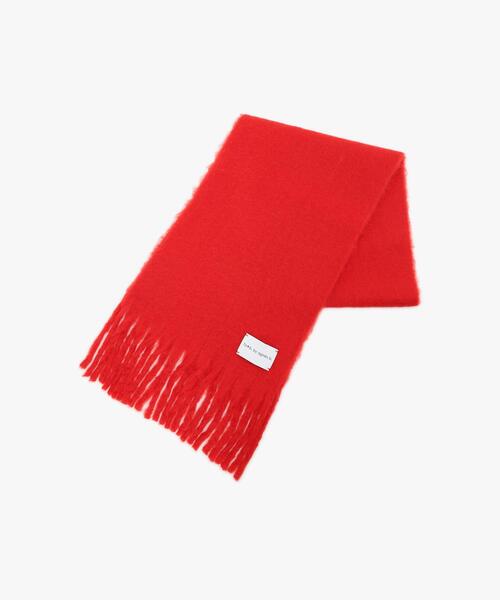 To b. by agnes b.（トゥービーバイアニエスベー）の「カラーストール（マフラー・レディース・レッド・FREE）」の9枚目の写真