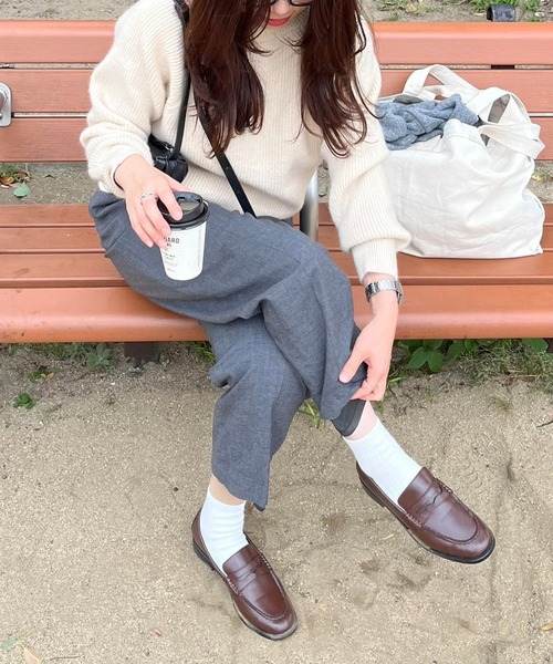 Flugge(フラッジー)の「コインローファー(その他シューズ・レディース・ブラック/ブラウン・24/23)」の1枚目の写真