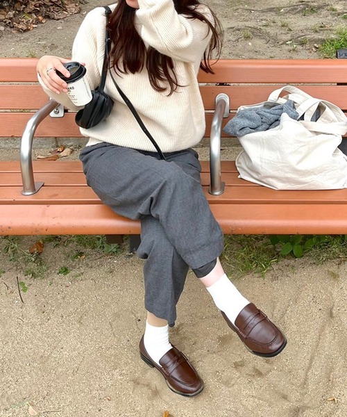 Flugge(フラッジー)の「コインローファー(その他シューズ・レディース・ブラック/ブラウン・24/23)」の19枚目の写真