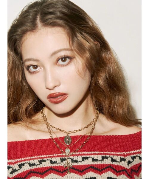 EVRIS（エヴリス）の「MIX CHARM 3連 ネックレス（ネックレス・レディース・シルバー/ゴールド・FREE）」の11枚目の写真