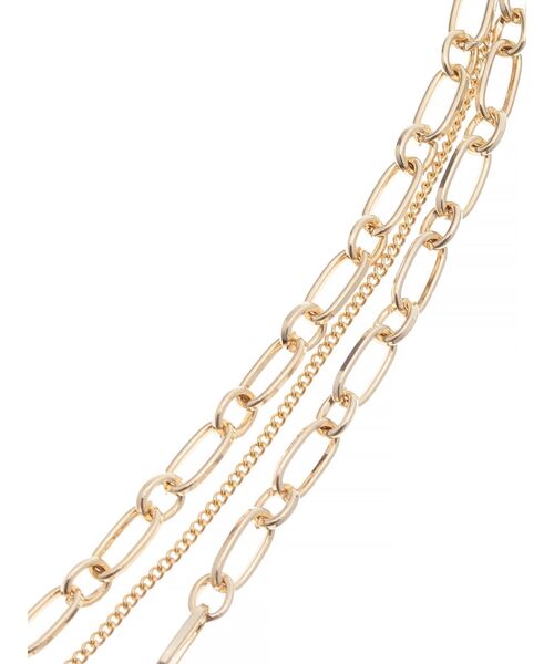 EVRIS（エヴリス）の「MIX CHARM 3連 ネックレス（ネックレス・レディース・シルバー/ゴールド・FREE）」の7枚目の写真