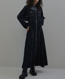 AmeriVintage ワンピース　ドレス TABLE CROSS LACE UP DRESS