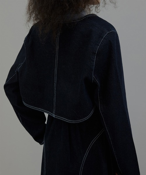 Ameri（アメリ）の「BOLERO SET DENIM DRESS（ワンピース）」 - WEAR