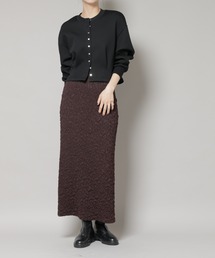 NANO universe | ラメジャガードニットタイトスカート(スカート)