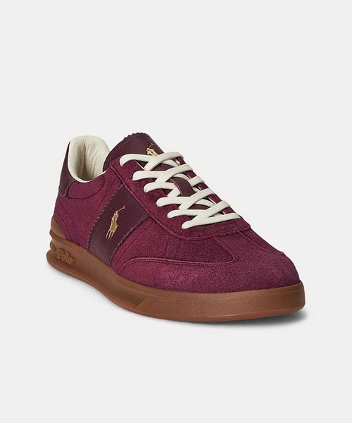 POLO RALPH LAUREN(ポロ ラルフ ローレン)の「ポロ ラルフ ローレン HRT AERA PP ヘリテージコート アエラ PP スニーカー(スニーカー・メンズ・ワイン・100/95/85/80/90/75)」の2枚目の写真