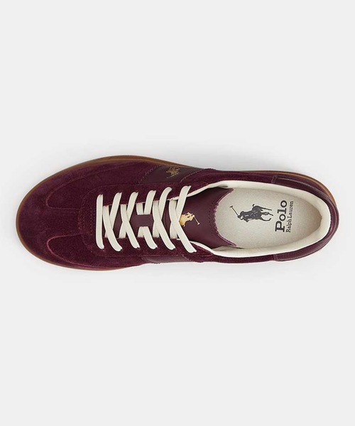 POLO RALPH LAUREN(ポロ ラルフ ローレン)の「ポロ ラルフ ローレン HRT AERA PP ヘリテージコート アエラ PP スニーカー(スニーカー・メンズ・ワイン・100/95/85/80/90/75)」の3枚目の写真