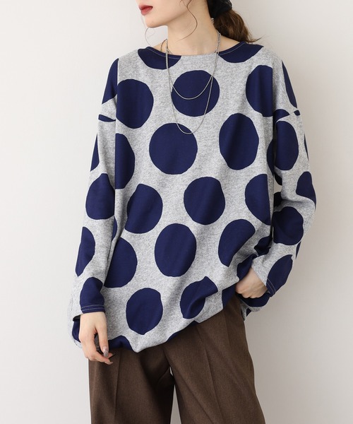 BARNDOOR(バーンドア)の「ニットソータック チュニック(チュニック・レディース・ベージュ系2/ネイビー系1/ベージュ系1/ベージュ系3・FREE)」の5枚目の写真