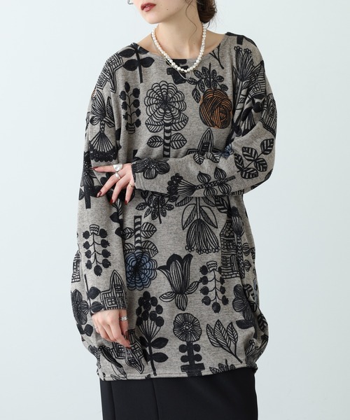 BARNDOOR(バーンドア)の「ニットソータック チュニック(チュニック・レディース・ベージュ系2/ネイビー系1/ベージュ系1/ベージュ系3・FREE)」の10枚目の写真