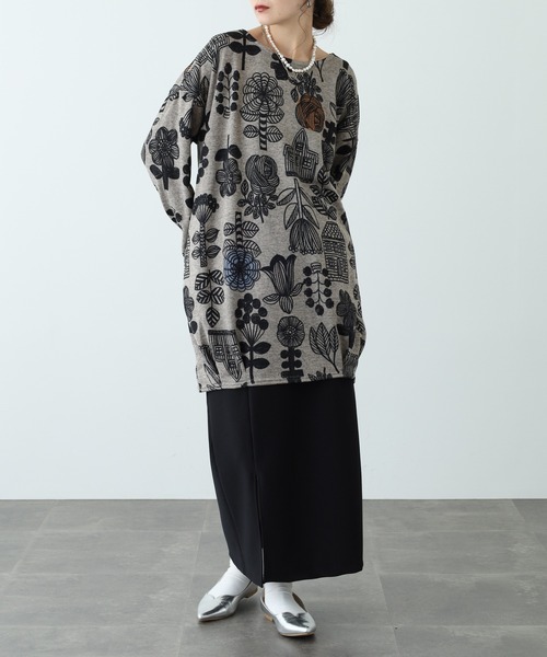 BARNDOOR(バーンドア)の「ニットソータック チュニック(チュニック・レディース・ベージュ系2/ネイビー系1/ベージュ系1/ベージュ系3・FREE)」の12枚目の写真