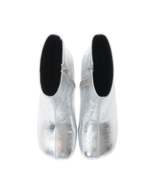 GARAGE OF GOOD CLOTHING(ガレージオブグッドクロージング)の「オブリークトゥヒールブーツ(ブーツ・レディース・シルバー/ブラック・L/M)」の12枚目の写真