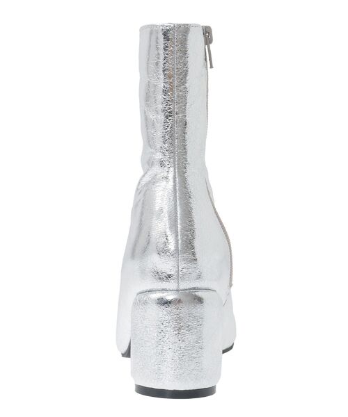 GARAGE OF GOOD CLOTHING(ガレージオブグッドクロージング)の「オブリークトゥヒールブーツ(ブーツ・レディース・シルバー/ブラック・L/M)」の14枚目の写真