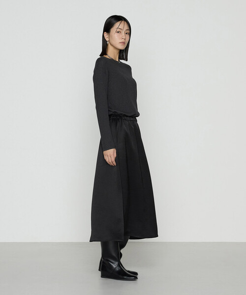 COMME CA(コムサ)の「ビンテージダブルサテン スカート(スカート・レディース・ブラック/ブラウン・9号/11号)」の7枚目の写真