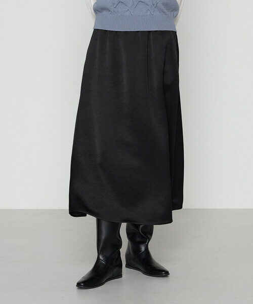 COMME CA(コムサ)の「ビンテージダブルサテン スカート(スカート・レディース・ブラック/ブラウン・9号/11号)」の8枚目の写真