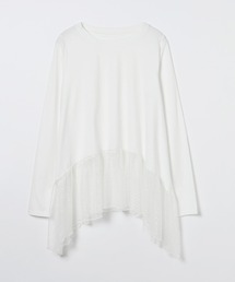 JEANASIS | レースドッキングロンTEE/608975(Tシャツ/カットソー)