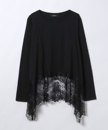 JEANASIS | レースドッキングロンTEE/608975(Tシャツ/カットソー)