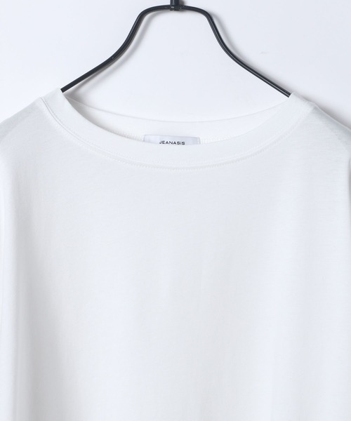 JEANASIS（ジーナシス）の「レースドッキングロンTEE/608975（Tシャツ/カットソー・レディース・ホワイト/ホワイト系その他/ブラック系その他/ブラック/ホワイト系その他2/ブラック系その他2・FREE）」の12枚目の写真