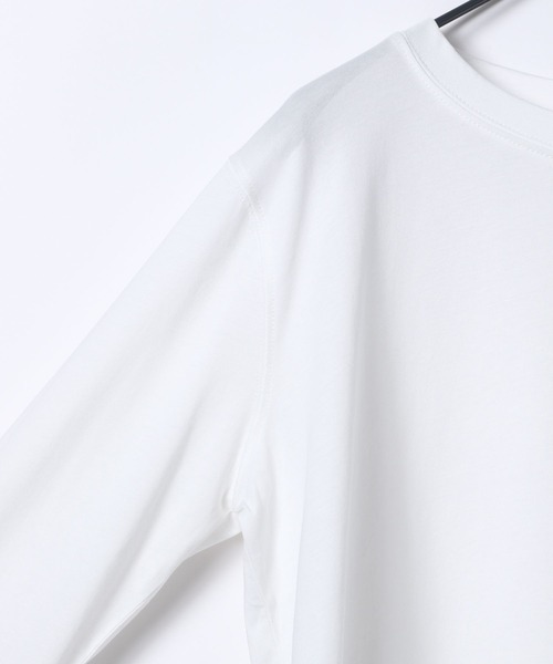 JEANASIS（ジーナシス）の「レースドッキングロンTEE/608975（Tシャツ/カットソー・レディース・ホワイト/ホワイト系その他/ブラック系その他/ブラック/ホワイト系その他2/ブラック系その他2・FREE）」の13枚目の写真