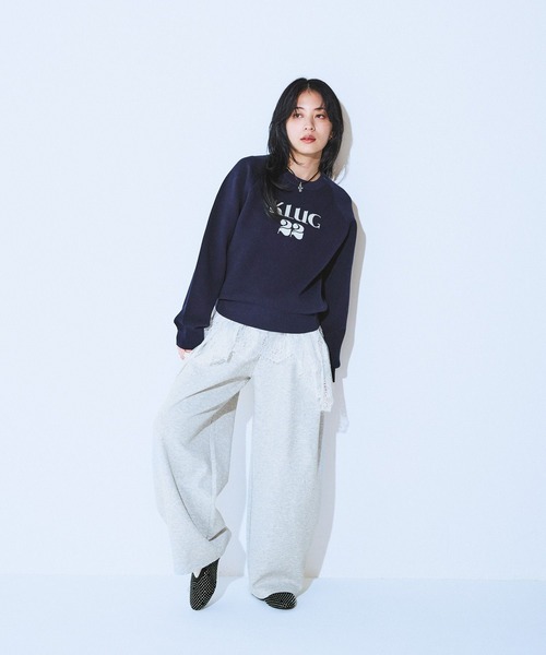 JEANASIS（ジーナシス）の「レースドッキングロンTEE/608975（Tシャツ/カットソー・レディース・ホワイト/ホワイト系その他/ブラック系その他/ブラック/ホワイト系その他2/ブラック系その他2・FREE）」の19枚目の写真