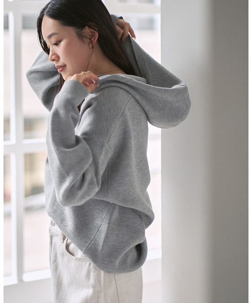 追加》接結タック編みフードプルオーバー（ニット/セーター）｜NOBLE