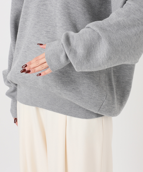 追加》接結タック編みフードプルオーバー（ニット/セーター）｜NOBLE