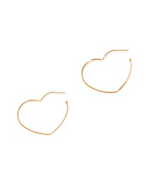 【les bonbon】pulse pierce/パルス ピアス 10金 ハート フープ