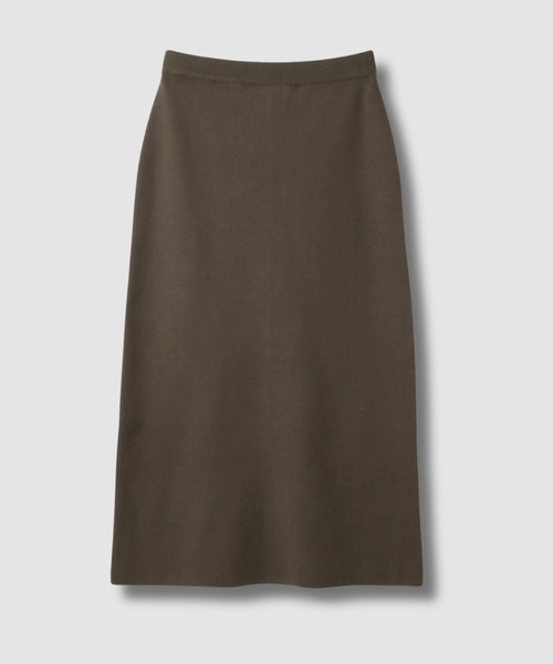 Mac-House(マックハウス)の「milli de l'air コンフィーズミラノリブナロースカート(スカート・レディース・ブラック/ダークグレー/ブラウン・L/M)」の15枚目の写真