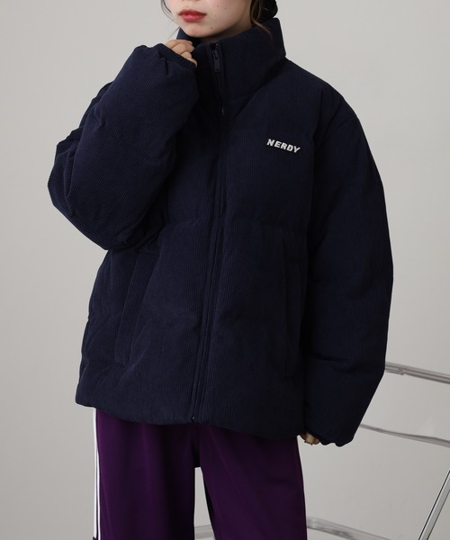 セール】クロップドコーデュロイダウンジャケット（ダウンジャケット
