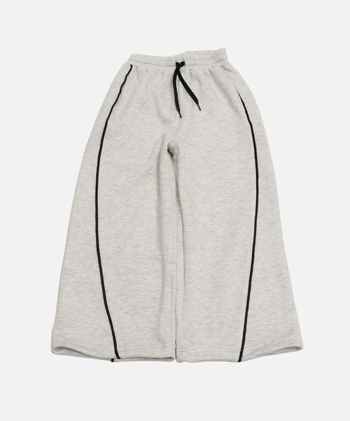 JAM & LINK（ジャムアンドリンク）の「ドライスウェット パイピング ワイドパンツ（スウェットパンツ・キッズ・ブラック/オートミール/ブラウン・100cm/110cm/120cm/130cm/140cm/150cm/160cm）」の16枚目の写真