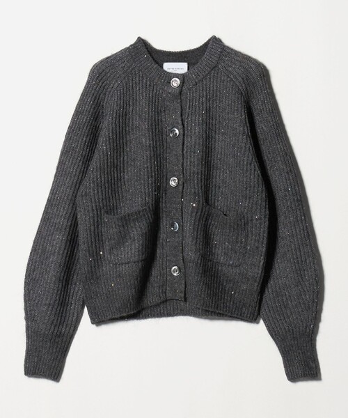 UNITED ARROWS（ユナイテッドアローズ）の「フラワー スパンコール カーディガン（カーディガン/ボレロ・レディース・オフホワイト/ライトピンク/ダークグレー・FREE）」の10枚目の写真