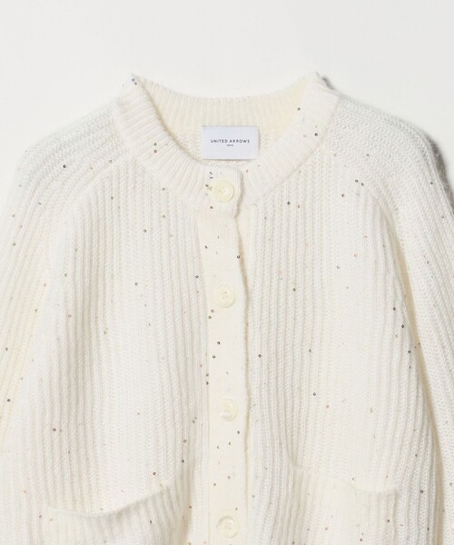 セール】フラワー スパンコール カーディガン（カーディガン/ボレロ