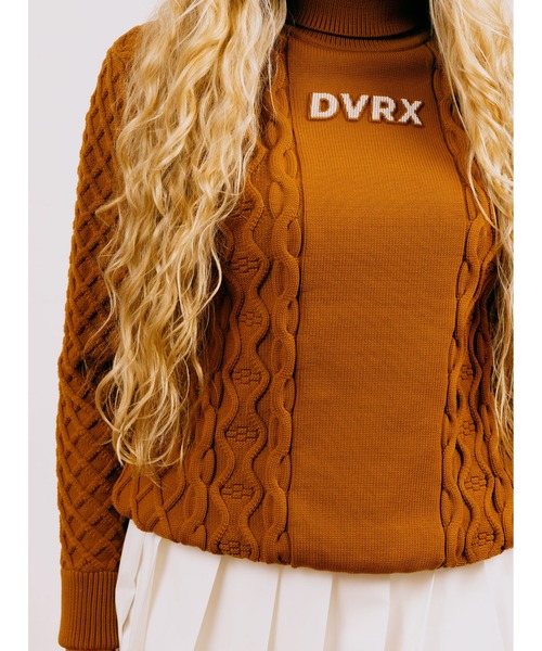 セール】WOMEN 7G DVRX Knit Cable Turtle Neck（ニット/セーター