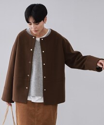 OPAQUE.CLIP｜オペークドットクリップのノーカラーコート通販 - ZOZOTOWN