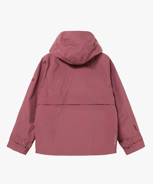 AIGLE(エーグル)の「GORE TEX ゴアテックス 防風 防水 透湿 2レイヤー ショートトレンチコート / フード脱着可(トレンチコート・レディース・バーガンディー/グレー/ブラック/アイボリー・38/36/40)」の17枚目の写真