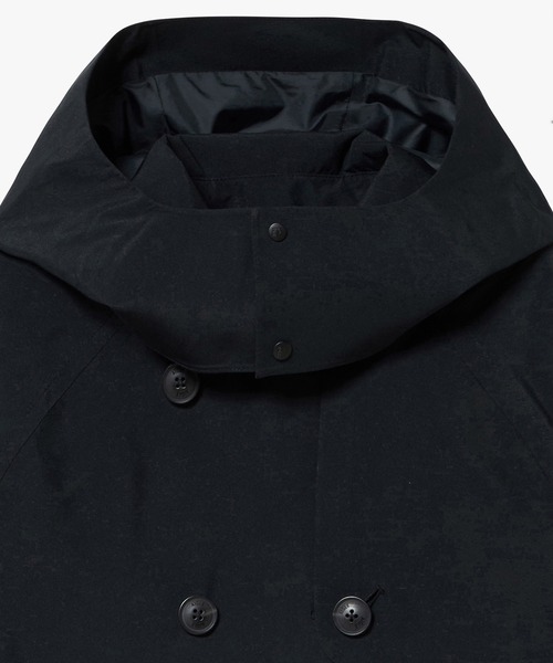 AIGLE(エーグル)の「GORE TEX ゴアテックス 防風 防水 透湿 2レイヤー ショートトレンチコート / フード脱着可(トレンチコート・レディース・バーガンディー/グレー/ブラック/アイボリー・38/36/40)」の7枚目の写真