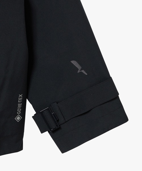 AIGLE(エーグル)の「GORE TEX ゴアテックス 防風 防水 透湿 2レイヤー ショートトレンチコート / フード脱着可(トレンチコート・レディース・バーガンディー/グレー/ブラック/アイボリー・38/36/40)」の14枚目の写真