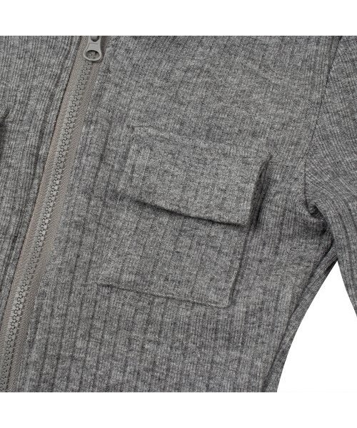 MOAA(モア)の「ダブルポケットクロップフーディニット(グレー)(パーカー・レディース・その他・SMALL/MEDIUM/LARGE)」の4枚目の写真