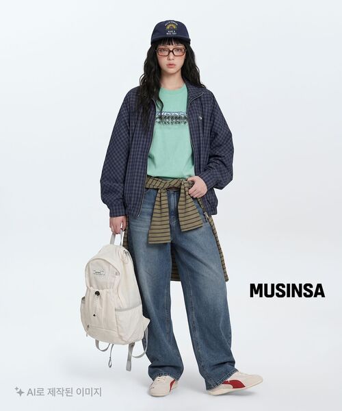 SUPERSUB(スーパーサブ)の「ストライプラグラン長袖Tシャツ - カーキ(Tシャツ/カットソー・レディース・その他・LARGE/MEDIUM)」の15枚目の写真