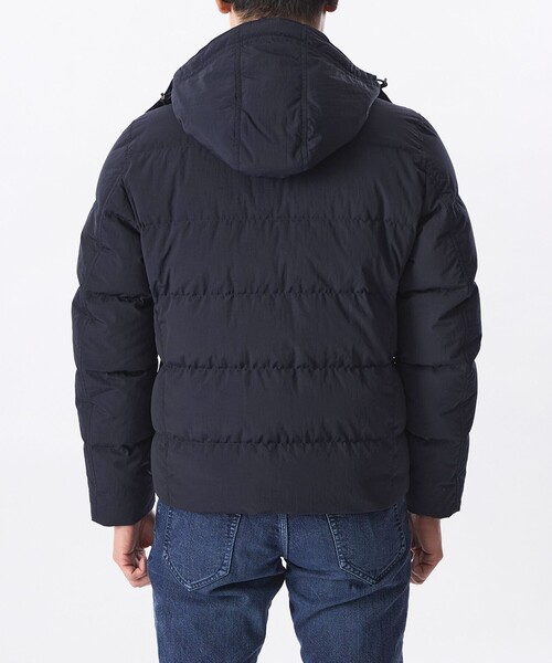 EPOCA UOMO（エポカウォモ）の「タスランナイロンダウンブルゾン（ダウンジャケット/コート・メンズ・ネイビー/ブラック・46/48）」の5枚目の写真