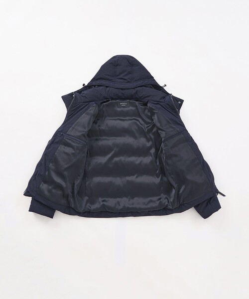 EPOCA UOMO（エポカウォモ）の「タスランナイロンダウンブルゾン（ダウンジャケット/コート・メンズ・ネイビー/ブラック・46/48）」の10枚目の写真