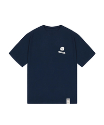 [UNISEX]ホワイトドットボードバンファルティ_ネイビー
