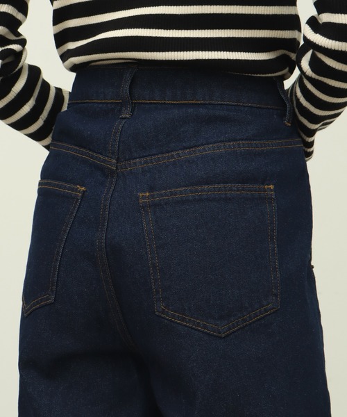 NOGLE（ノグル）の「【NOGLE/ノグル】センターシームデニム（デニムパンツ・レディース・ブラック/ブルー・S/M）」の18枚目の写真