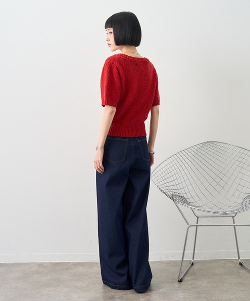 NOGLE(ノグル)の「【NOGLE/ノグル】センターシームデニム(デニムパンツ・レディース・ブラック/ブルー・S/M)」の15枚目の写真